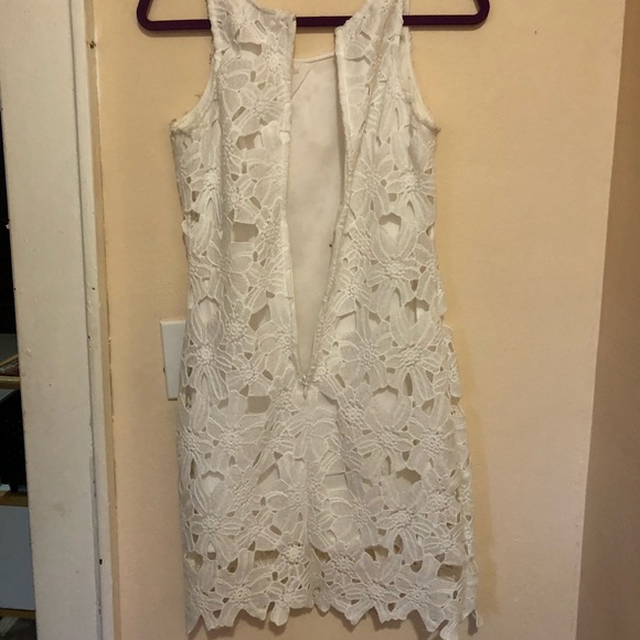 White floral dress - Picture 2 of 2